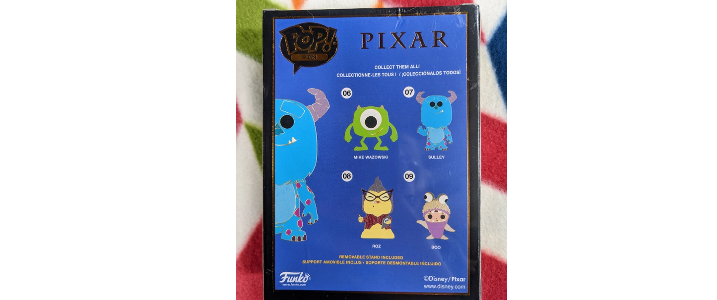 New Funko Pop Pin Monsters Inc. Sulley 4" in tall