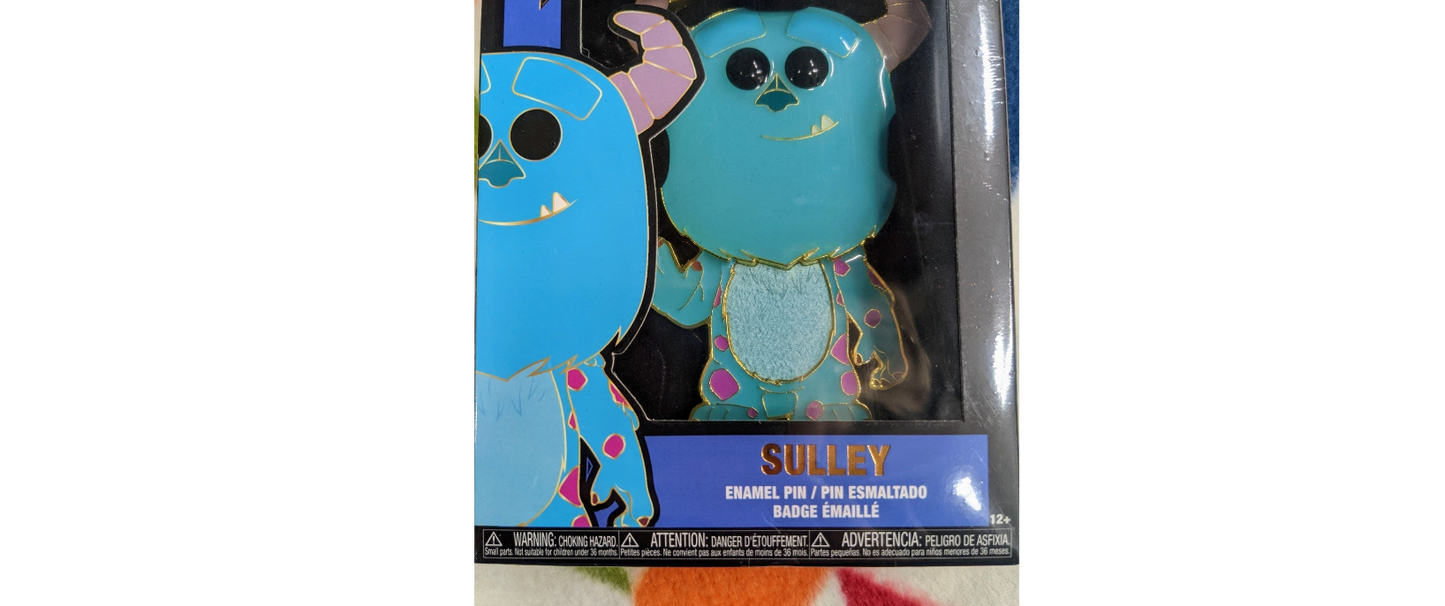 New Funko Pop Pin Monsters Inc. Sulley 4" in tall