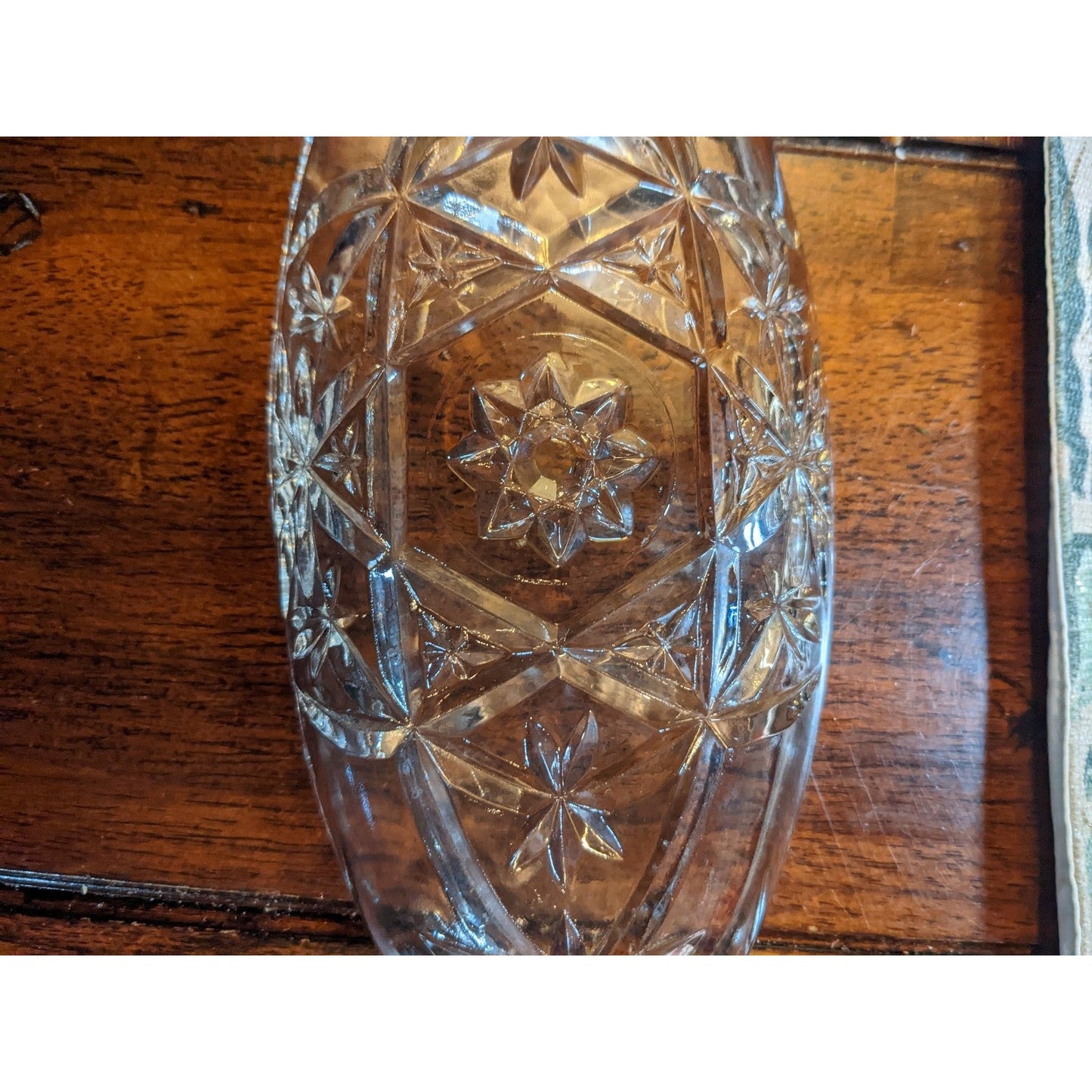 Vintage Anchor Hocking Star Of David Serving dish